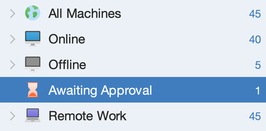 Awaiting Approval Screenshot