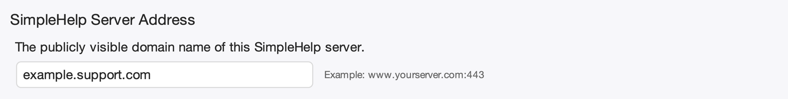 Server Address Screenshot